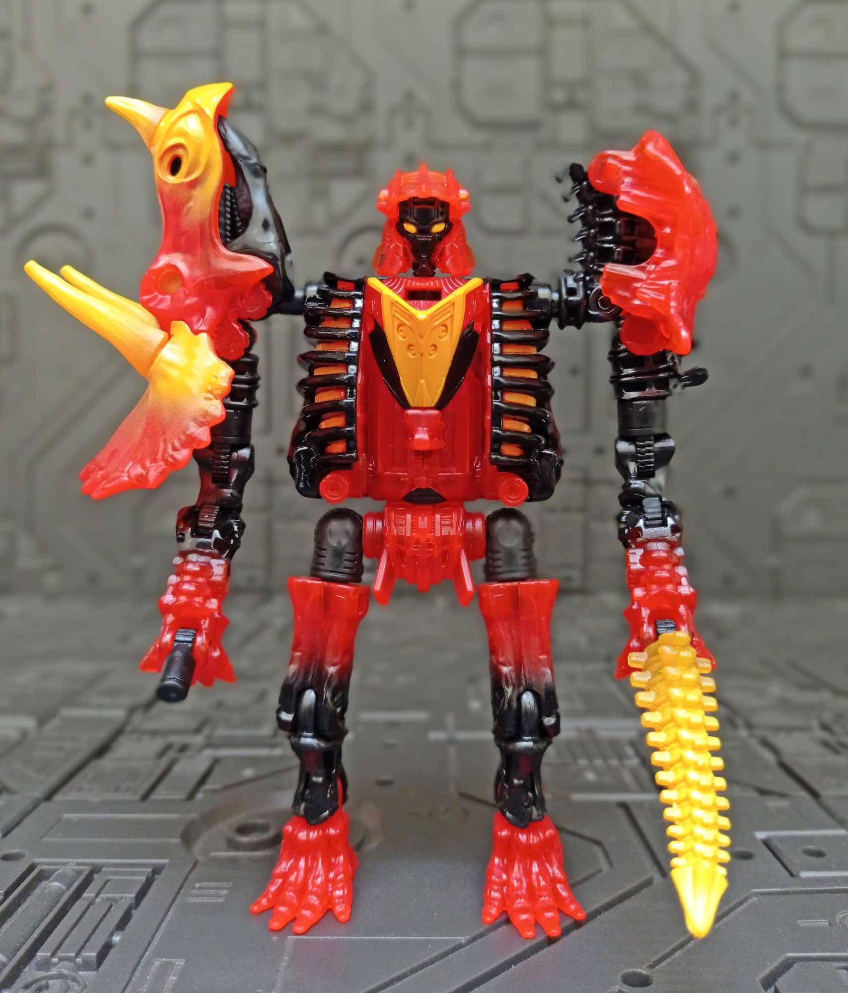 Foto Reseña Transformers War For Cybertron Kingdom WFCK39 Deluxe Class Tricranius Beast Power