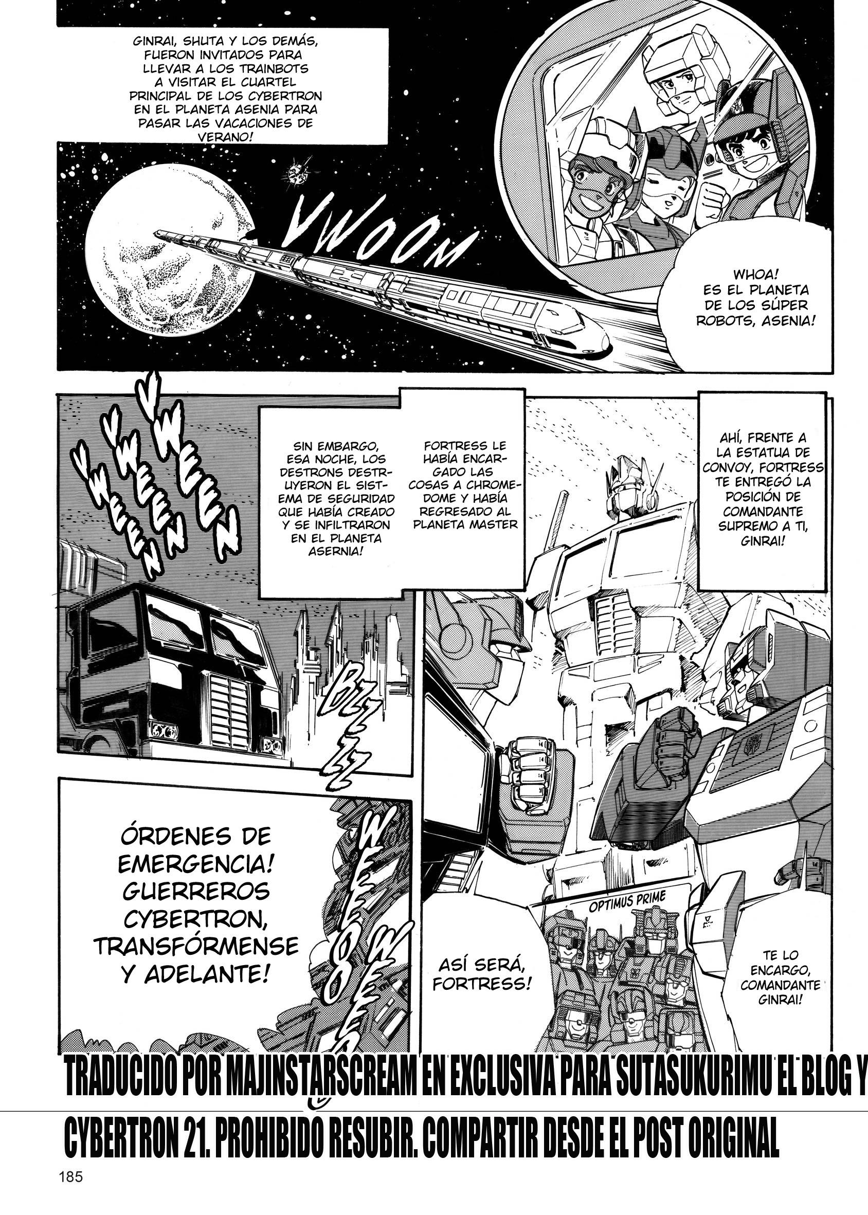Transformers: El Manga (En Español) #31 – Cybertron 21